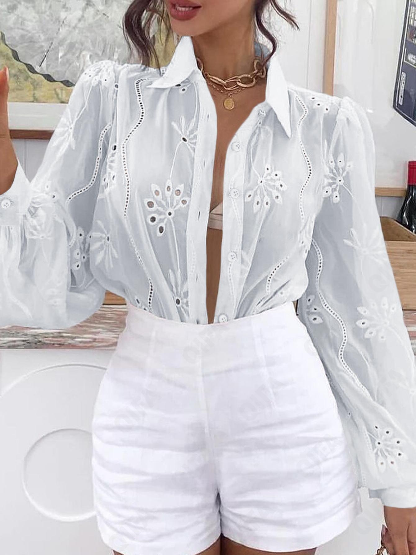 Женская Рубашка CC340_K2412109-V_243_1777_60 Женская Рубашка CC340_K2412109-V_243_1777_60