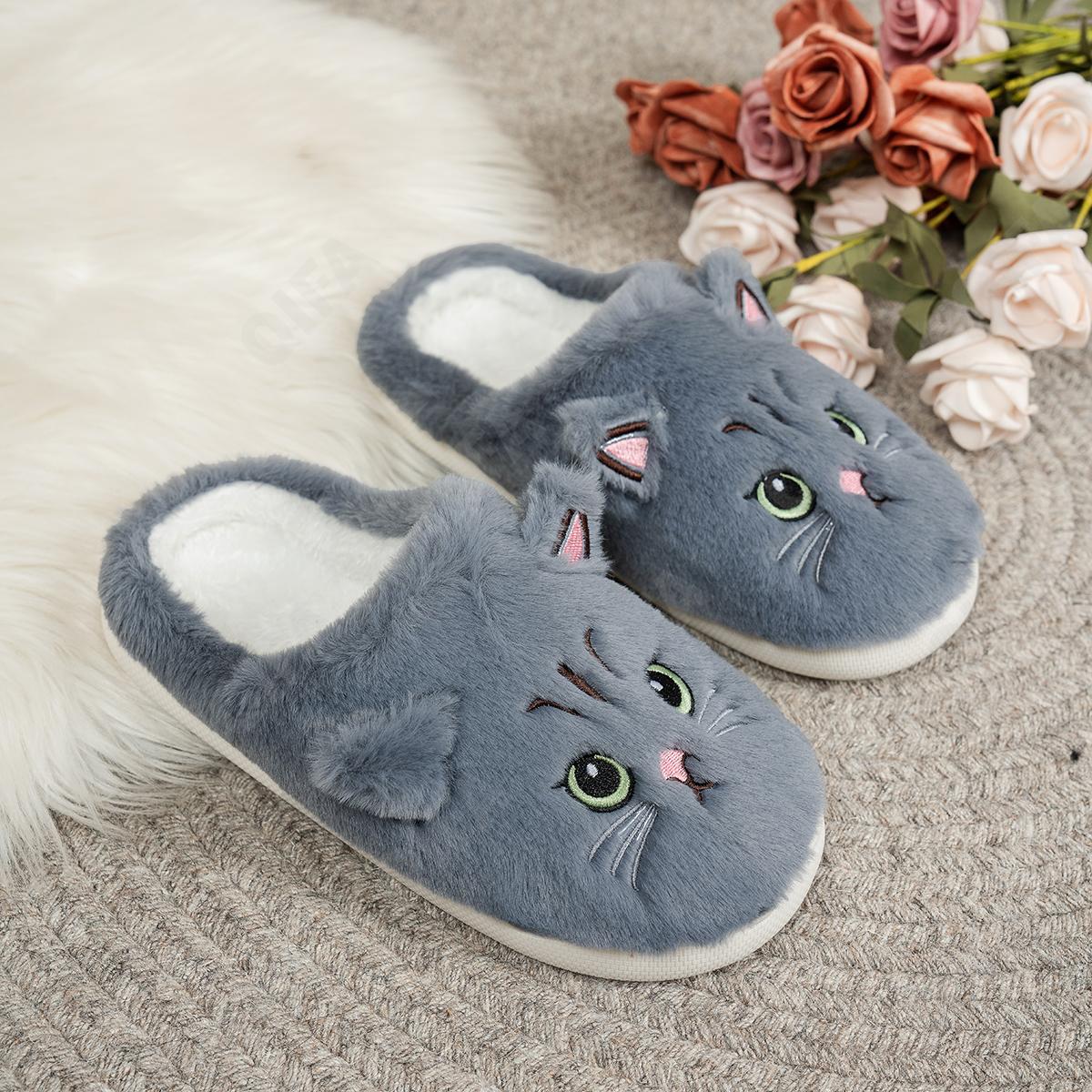 Женские Тапочки CC5190_YZ-CAT-KHAKI