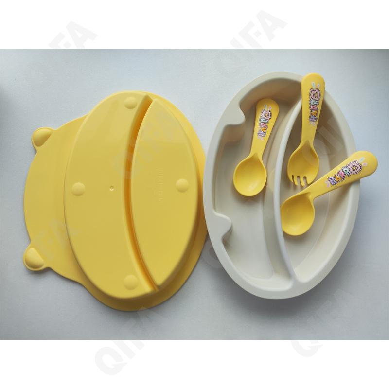 Детский Детский набор для кормления (тарелка, миска, кружка, ложка и вилка) CC2945_XJ-8332