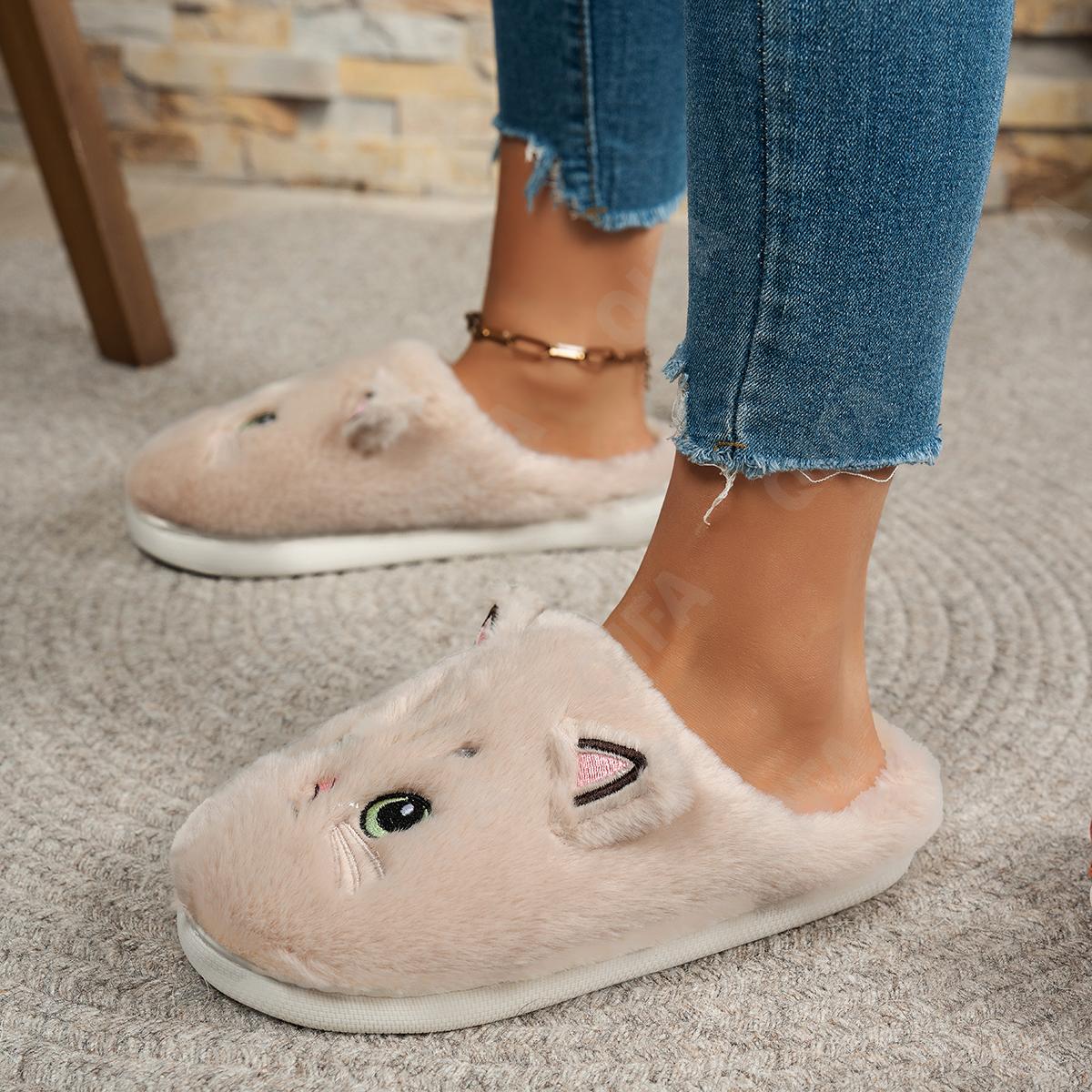 Женские Тапочки CC5190_YZ-CAT-KHAKI