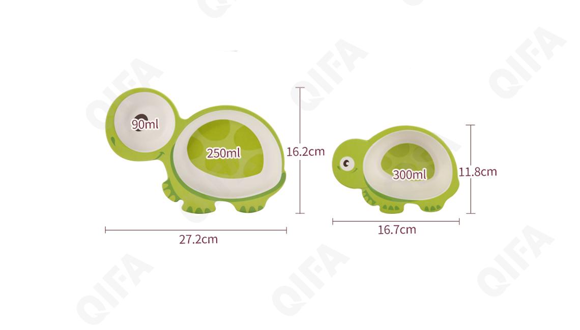 Детский набор для кормления (тарелка, миска, кружка, ложка и вилка) RC573_WXEKT6622-1