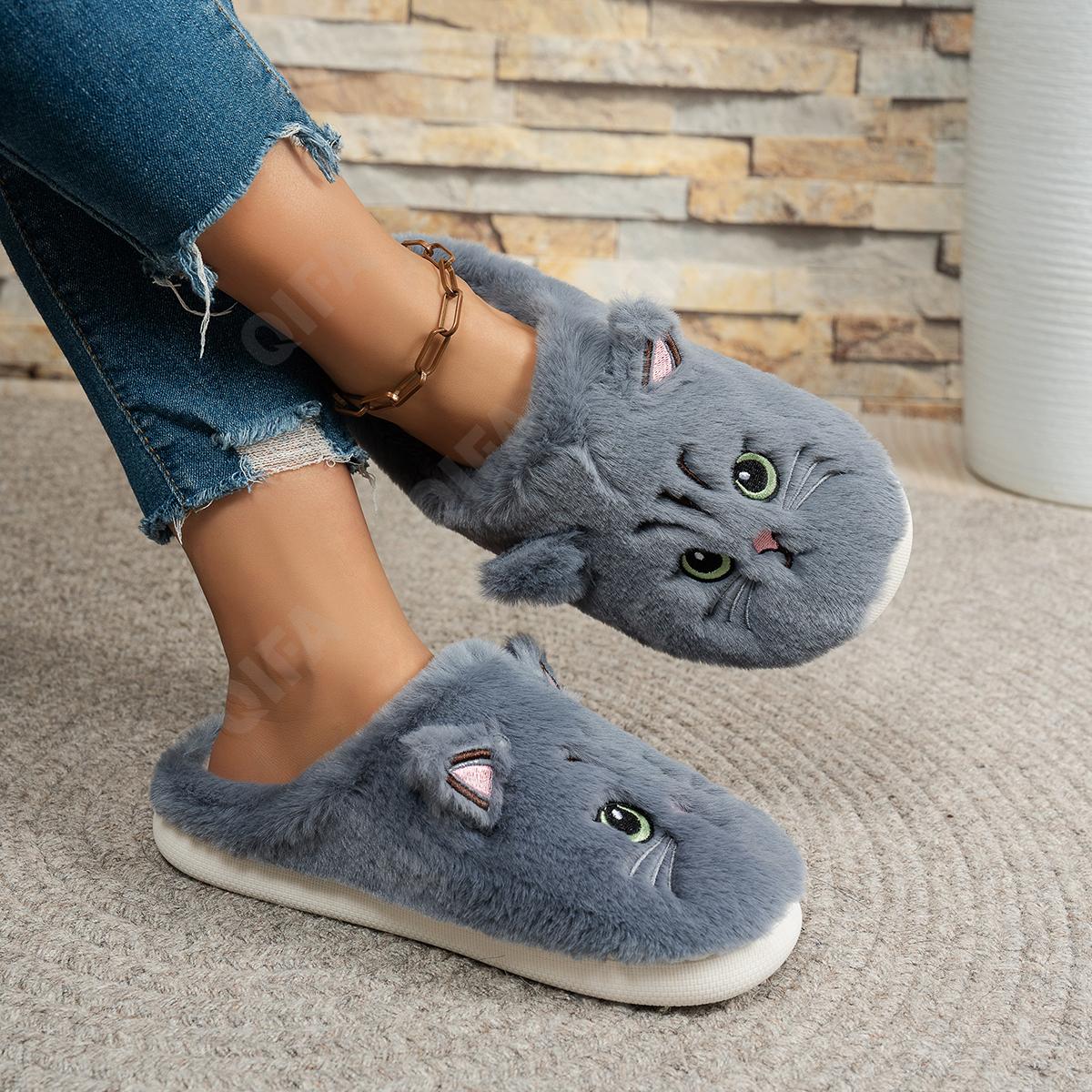 Женские Тапочки CC5190_YZ-CAT-KHAKI