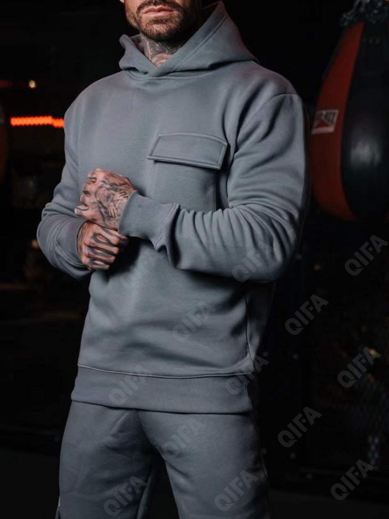 Мужское Худи CC4442_DF-89_234_1777_95 Мужское Худи CC4442_DF-89_234_1777_95