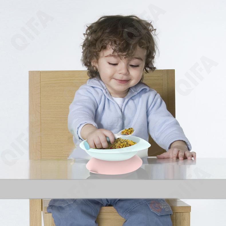 Детский набор для кормления (миска и ложка) RC573_WXY-BW1806-01