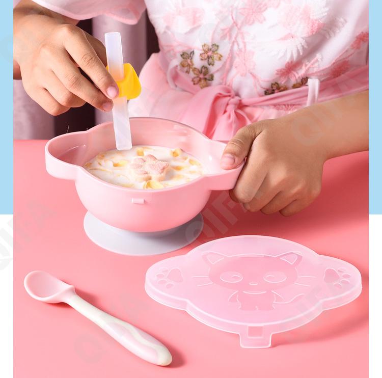 Детский набор для кормления (миска и ложка) RC573_WXBEY-402-01