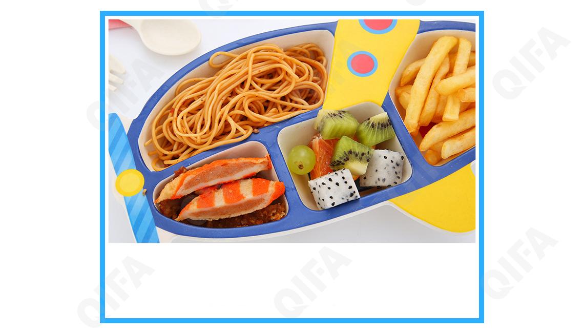 Детский набор для кормления (тарелка,  ложка и вилка) RC573_WBSYB007A-2