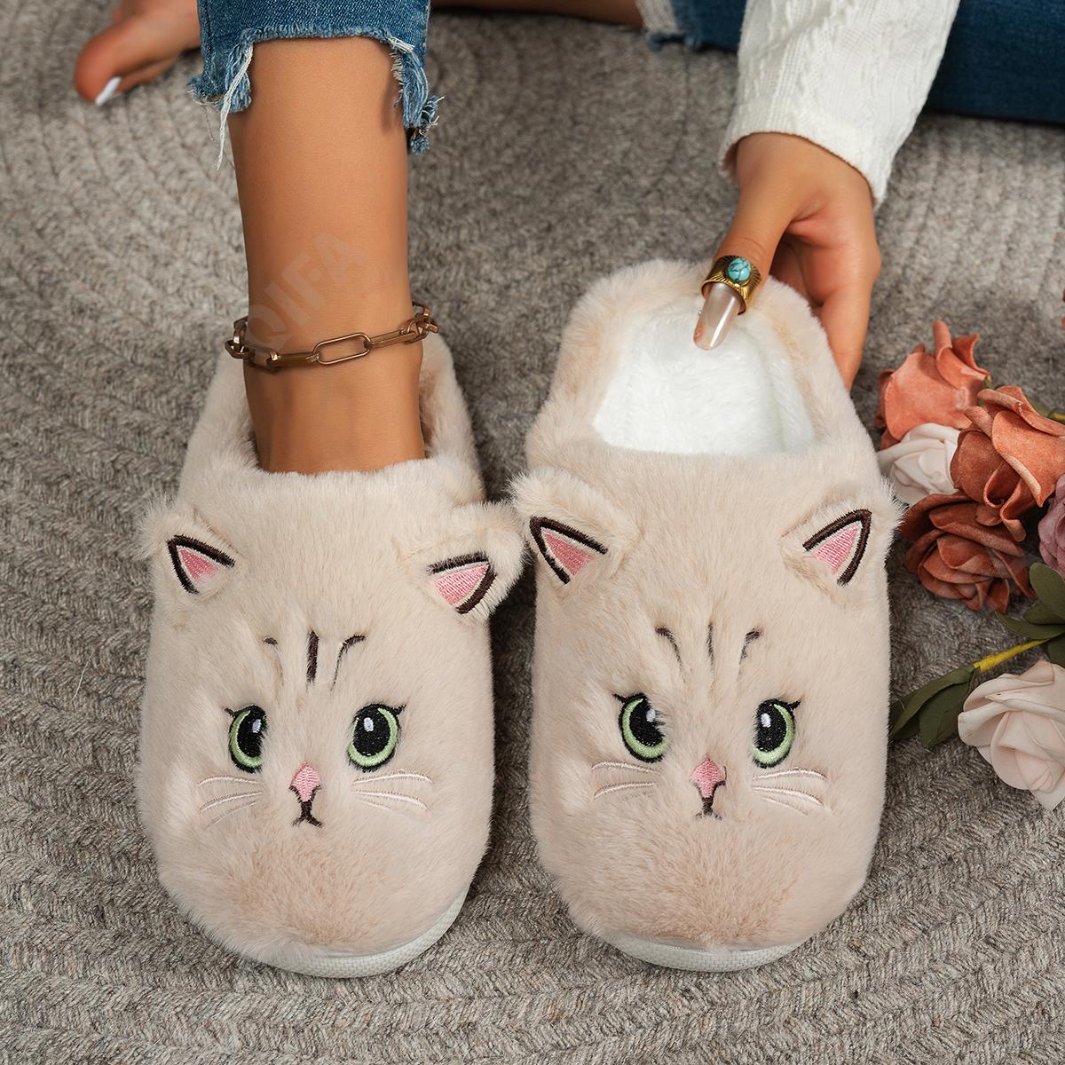 Женские Тапочки CC5190_YZ-CAT-KHAKI