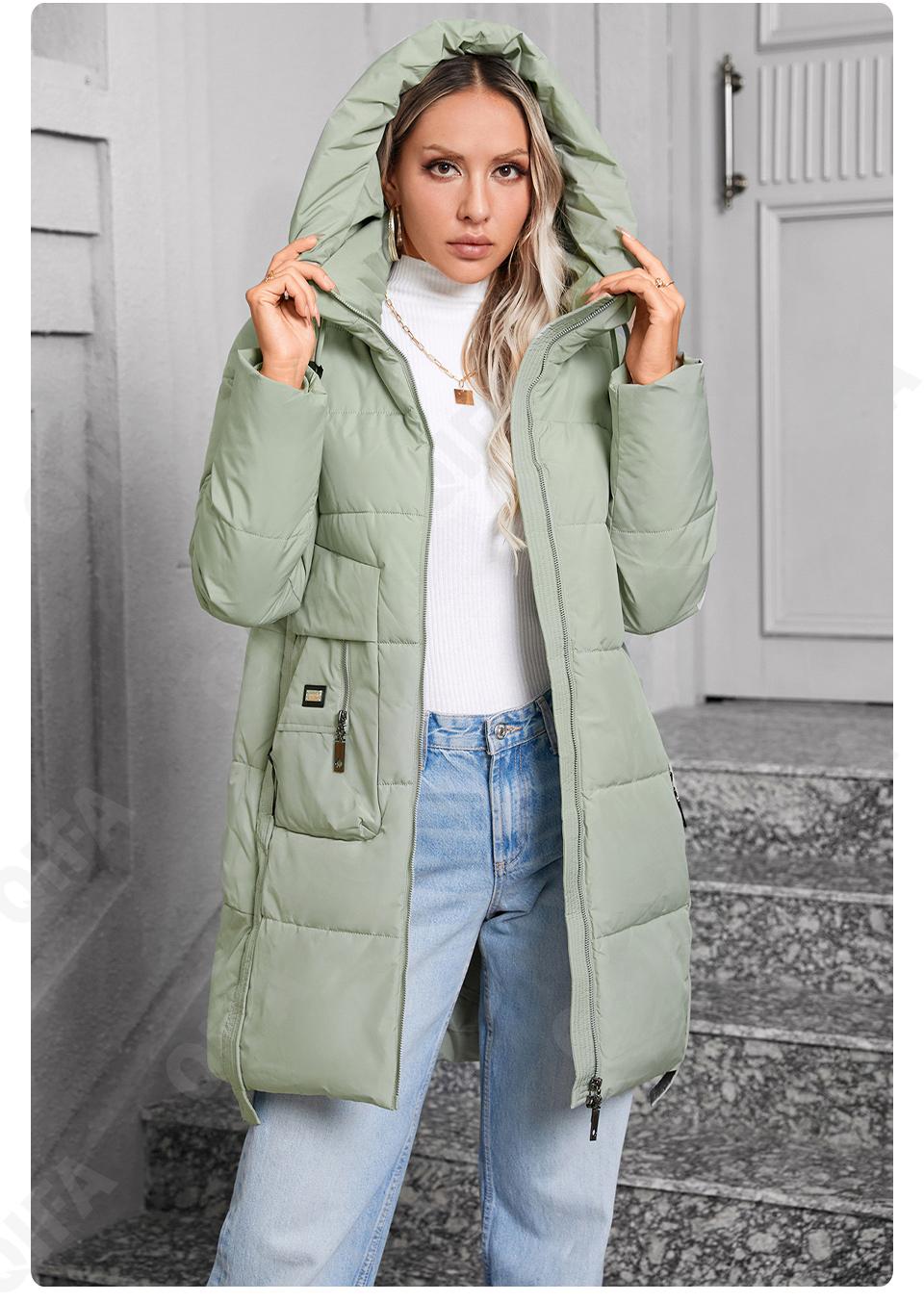 Женский Пуховик CC4392_83356-3 Женский Пуховик CC4392_83356-3