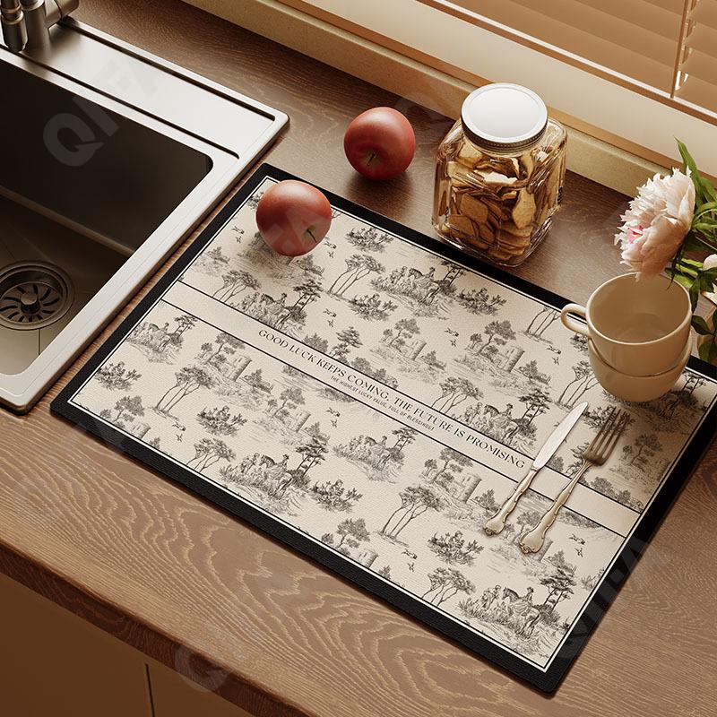 Коврик для сушки посуды CC5756_RETRO-2