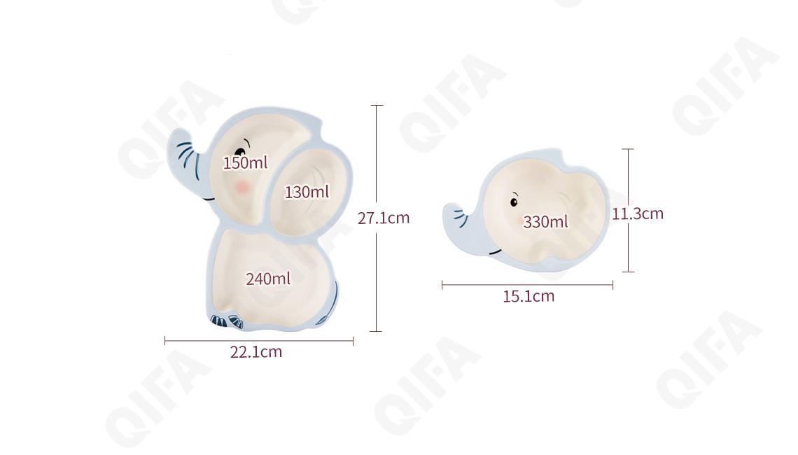 Детский набор для кормления (тарелка, миска, кружка, ложка и вилка) RC573_WXEKT6625-1