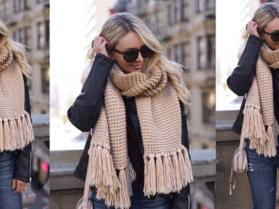 Виды женских шарфов 